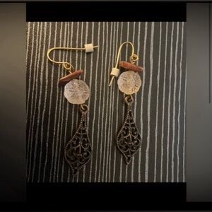 Dangling Bead Costume Pierced Earrings #6777